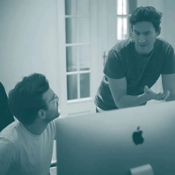 nicolai and peter talking